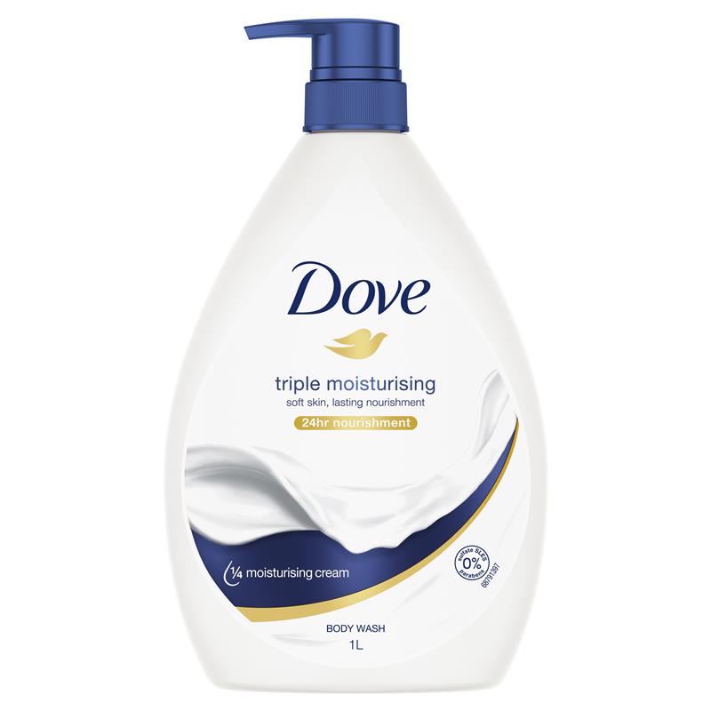 Dove Body Wash Triple Moisturising 1L