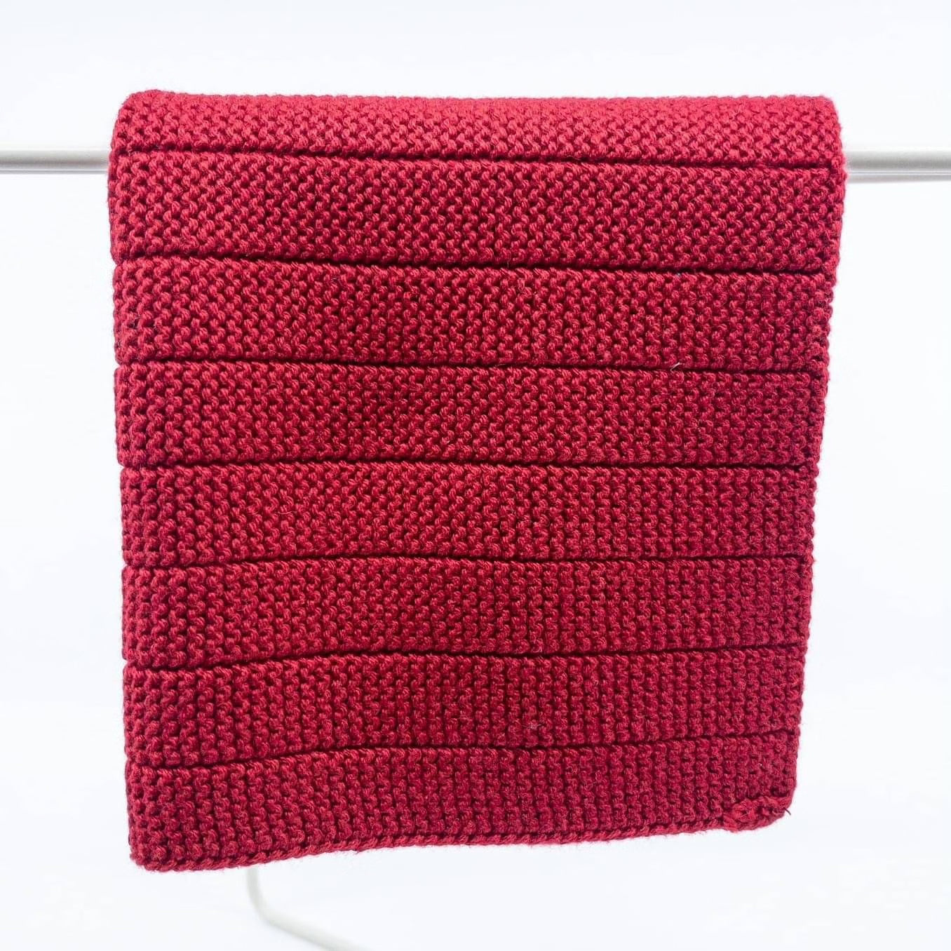 Ecovask Dishcloths Twin Pack - Deep Red