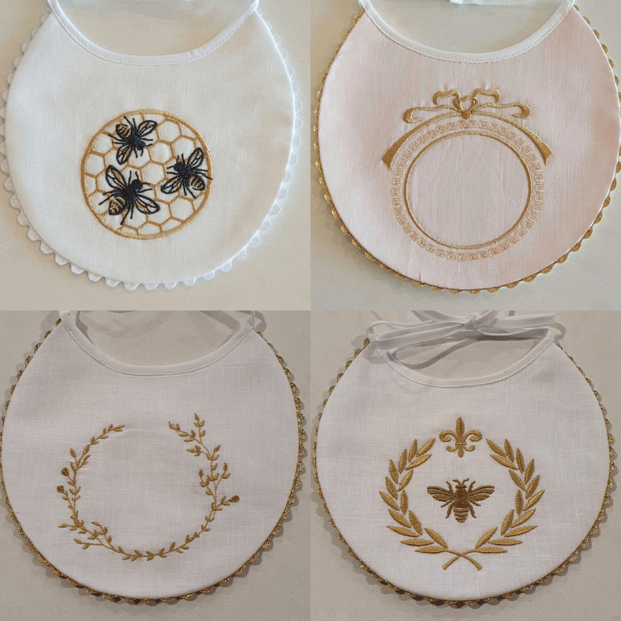 Embroidered Baby Bib