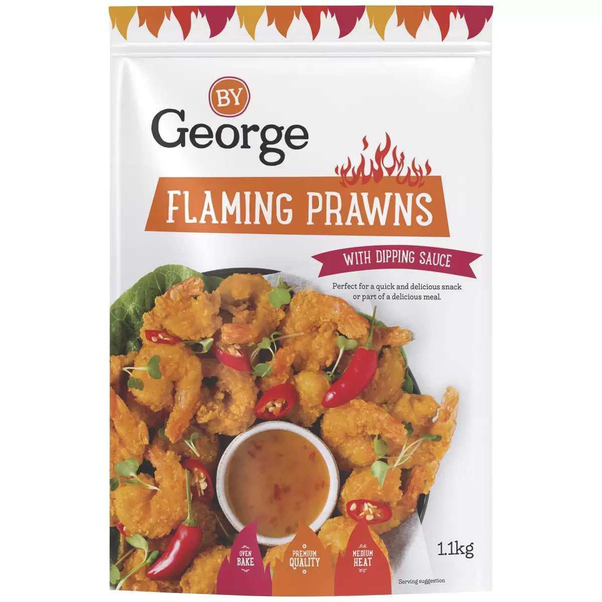 By George Flaming Prawns 1.1kg