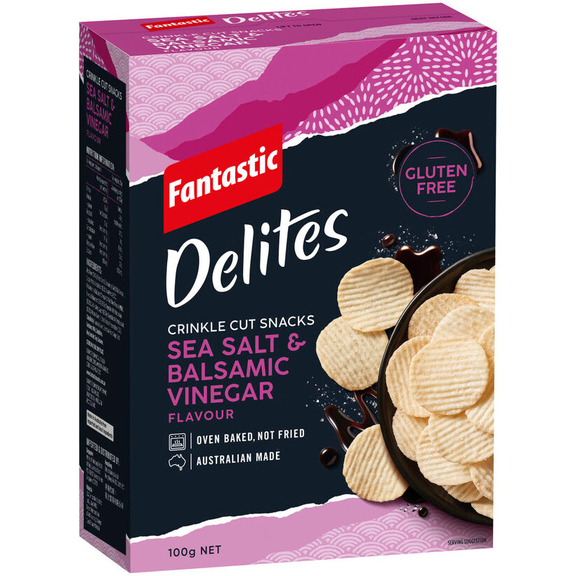 Fantastic Delites Sea Salt And Balsamic Vinegar 100g