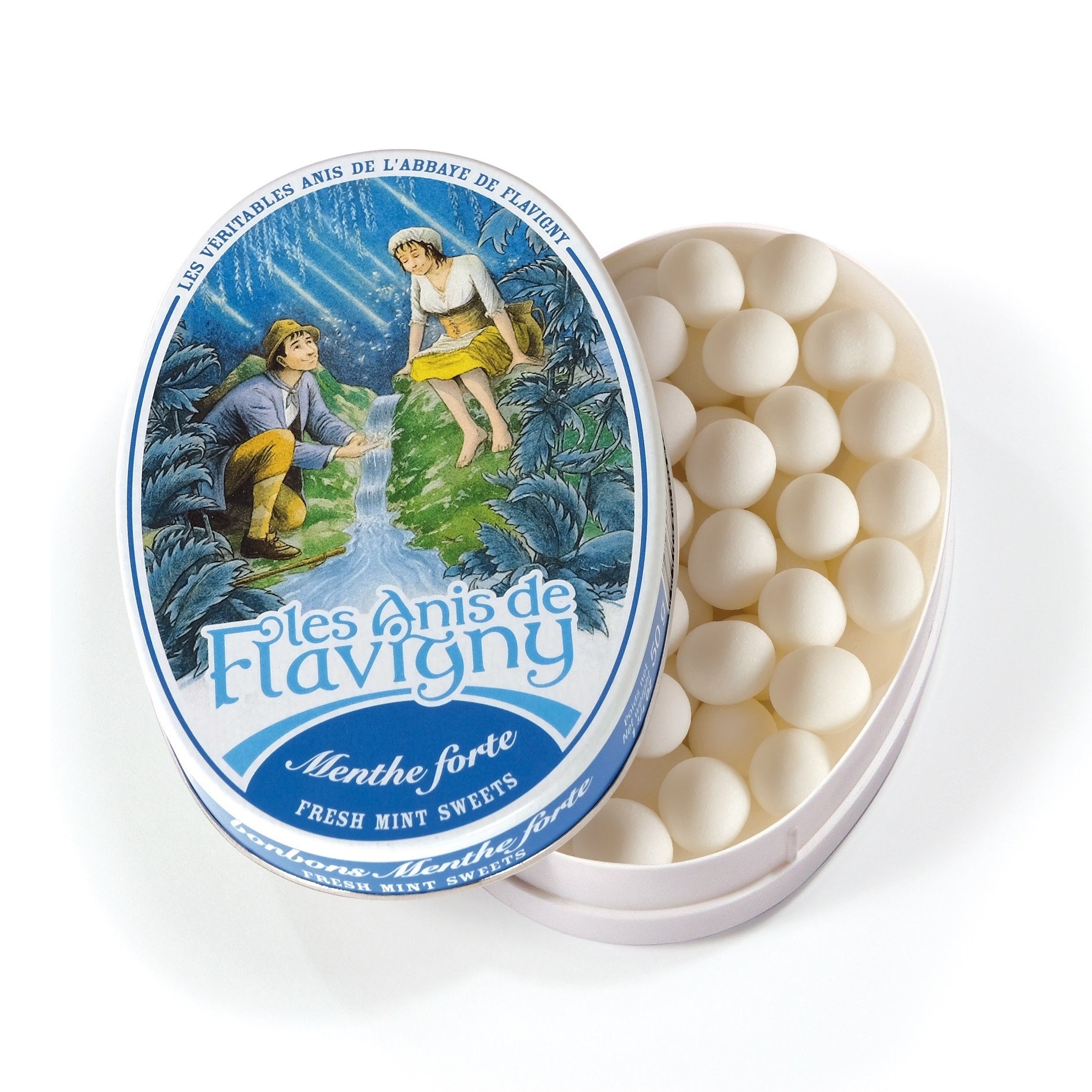 Flavigny Mint Oval Tin 50g