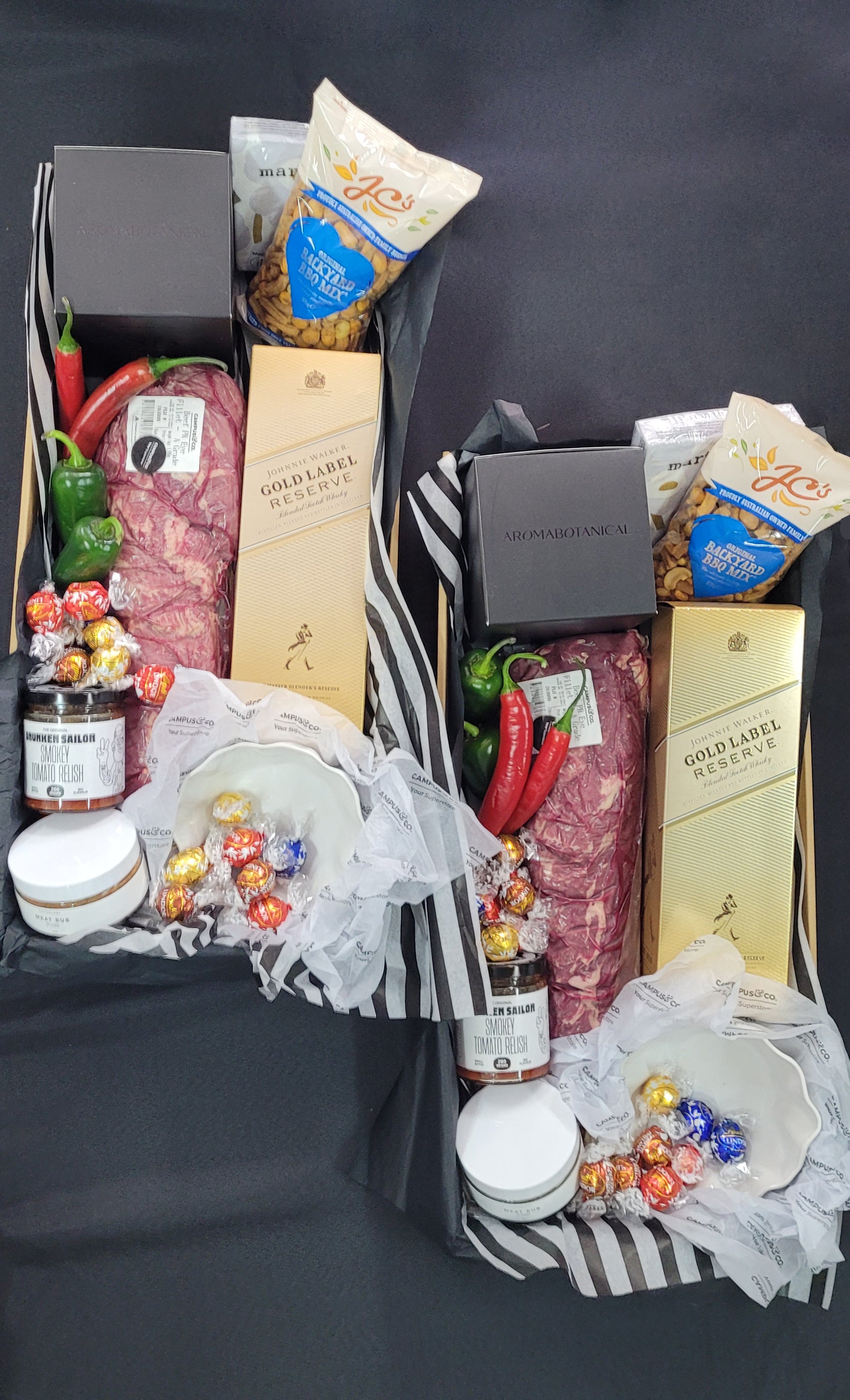 Premium Meat, Giftware & Bottle Hamper