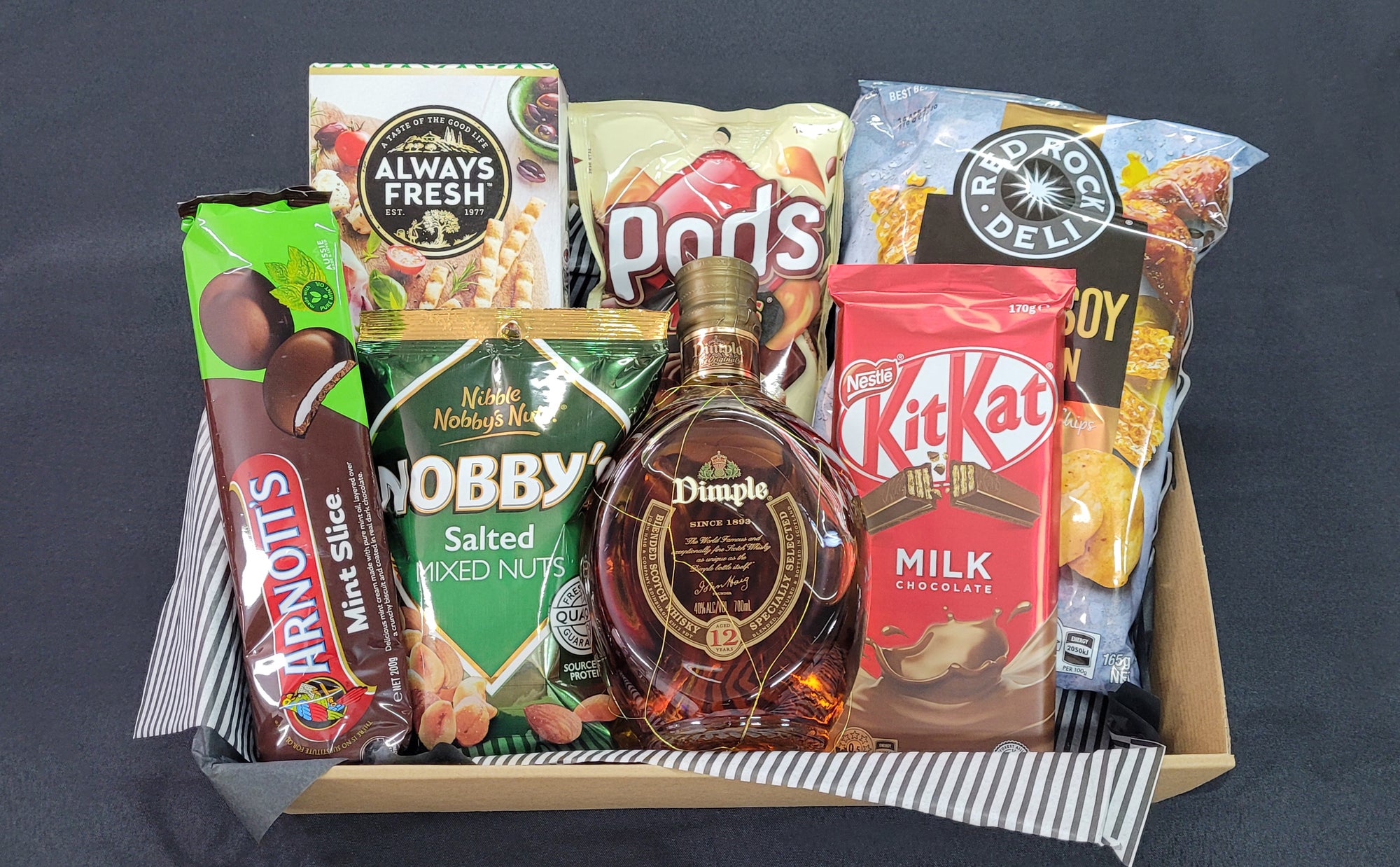 Foodies Hamper with Bottle