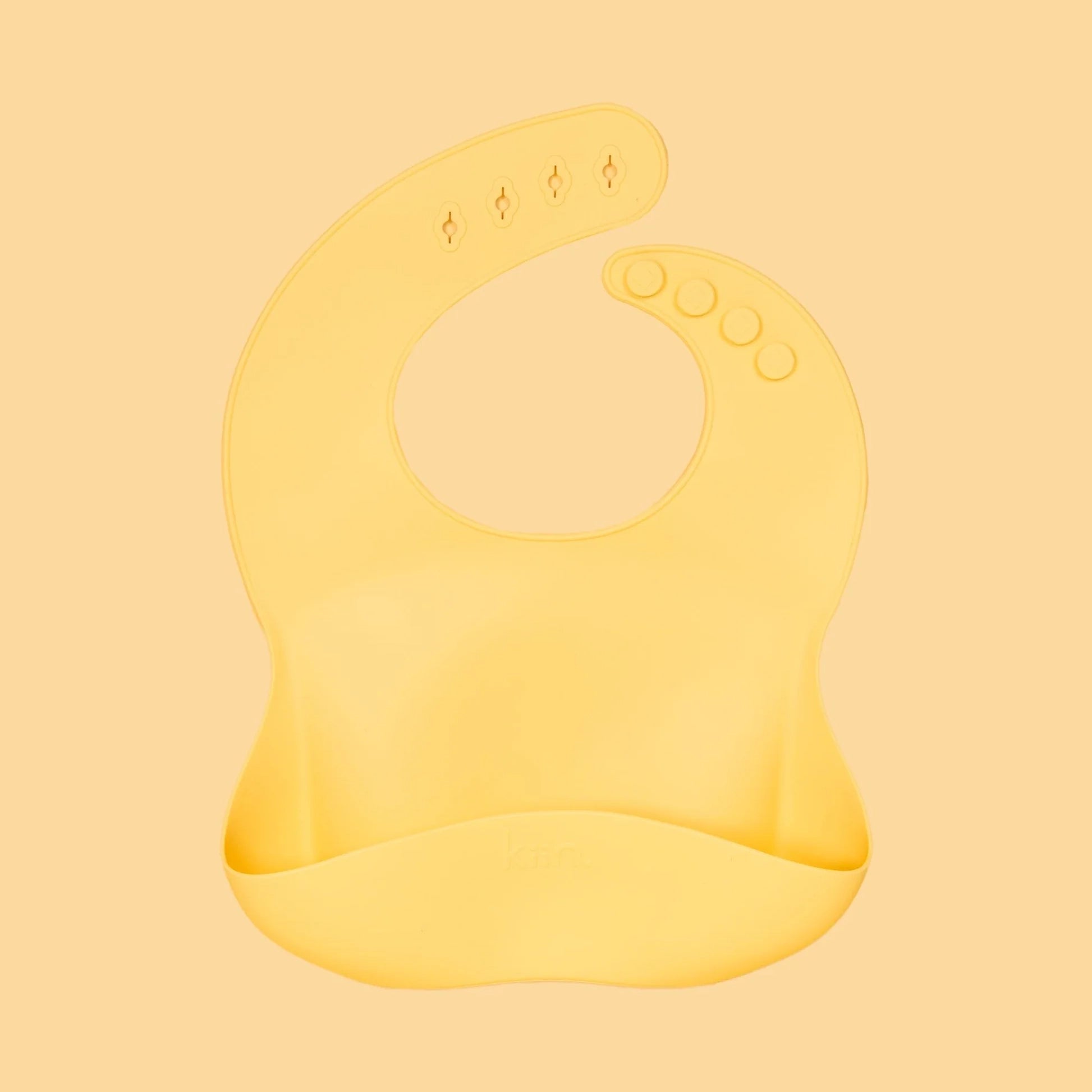 Kiin Baby Silicone Bib - Buttercup