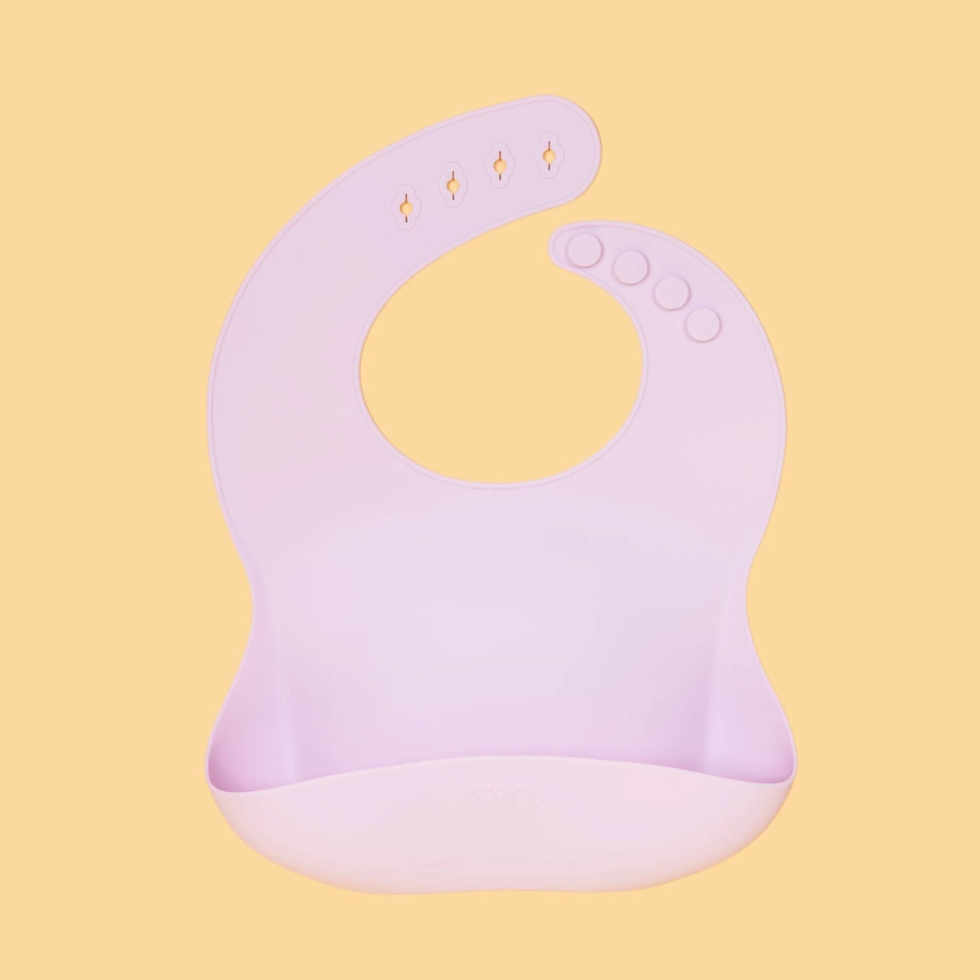 Kiin Baby Silicone Bib - Lilac