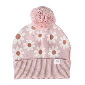 Kynd Baby Jacquard Knit Beanie / Paper Daisy / XS