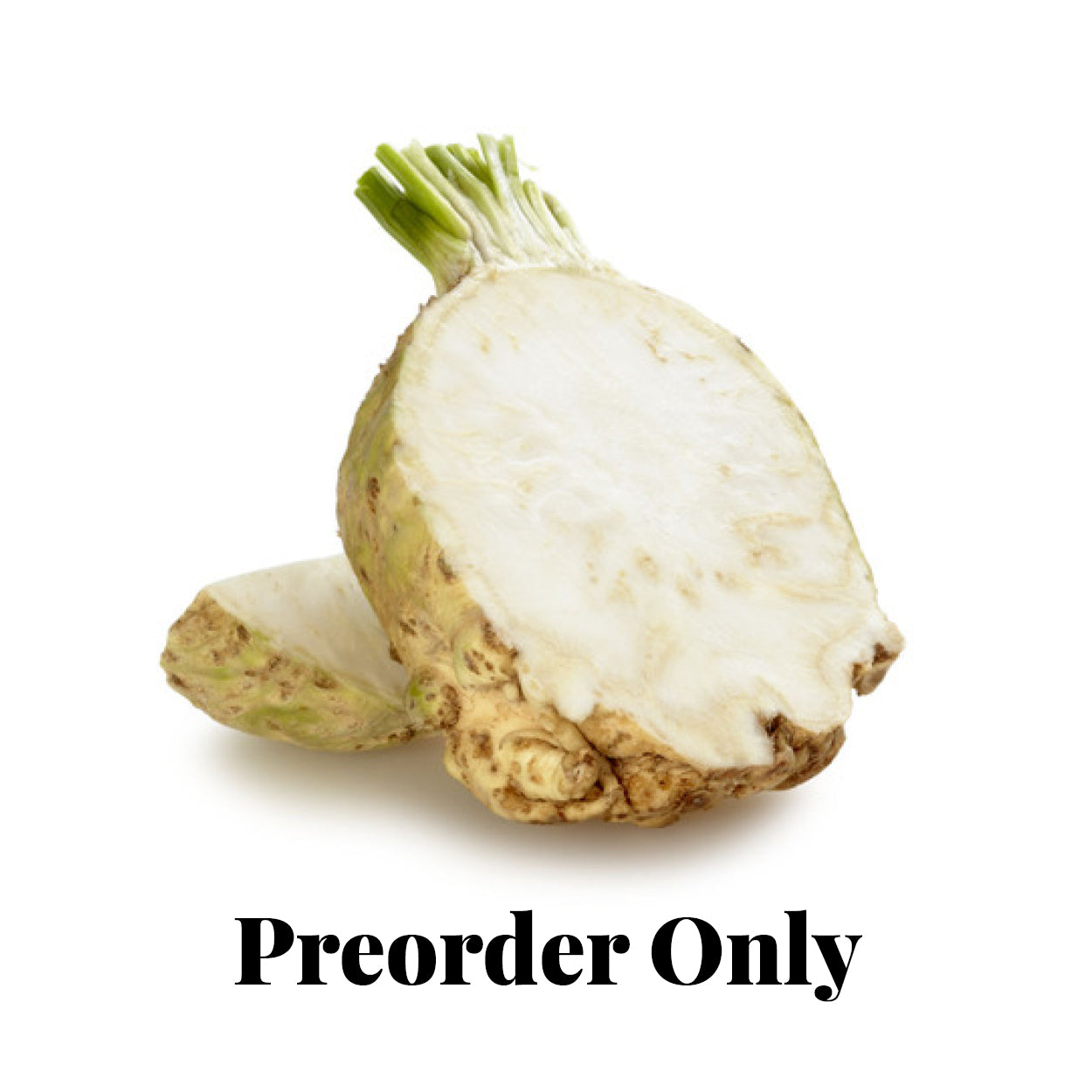 Celeriac – seasonal (May-Aug)