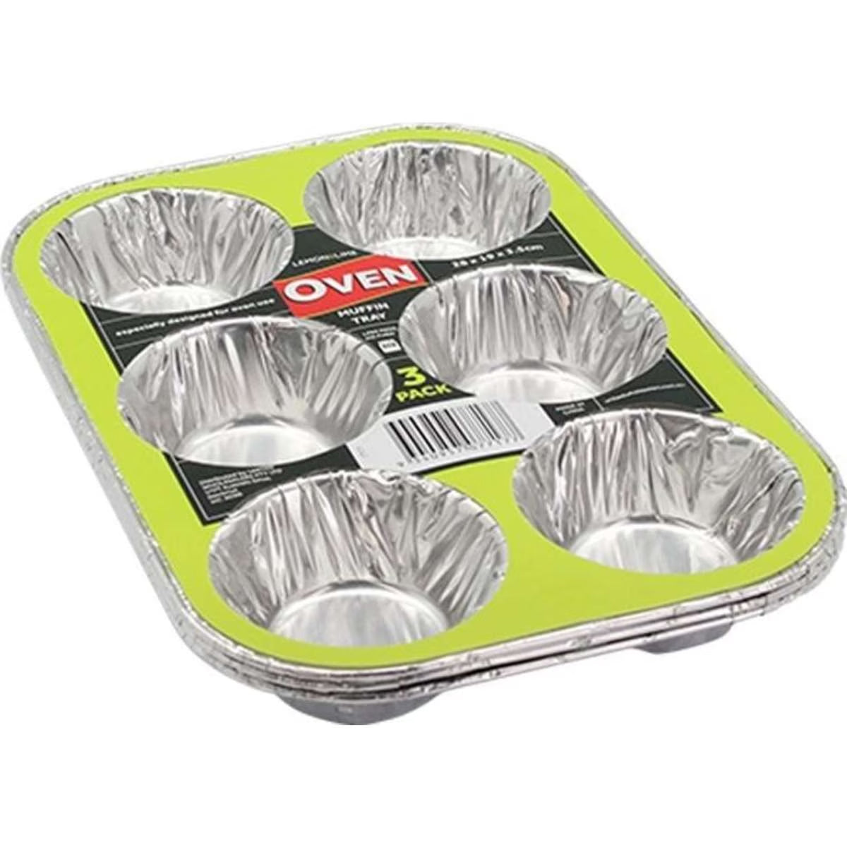 Lemon & Lime Foil Muffin Tray 3pk