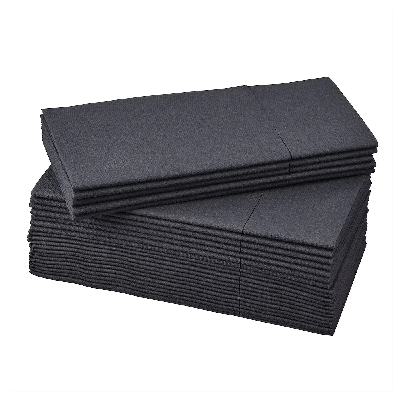 MOTTAGA Paper Napkin 38x38cm Black 25pk