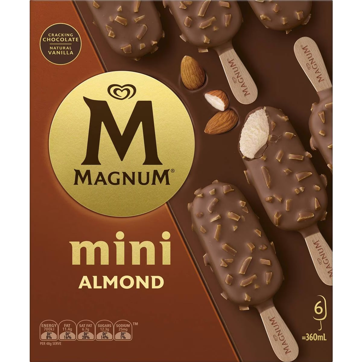 Magnum Mini Almond 6pk