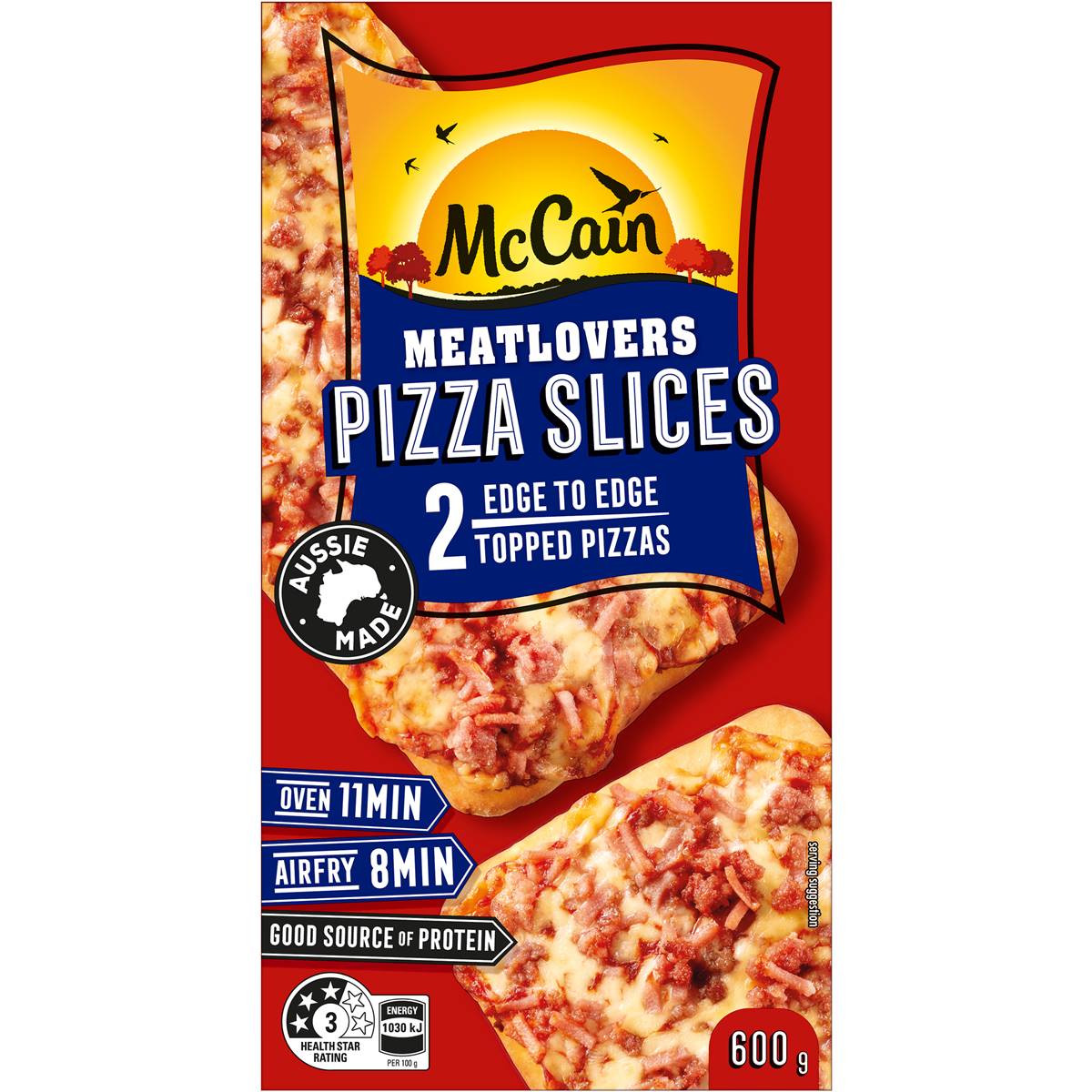 McCain Pizza Slices Meatlovers 600g