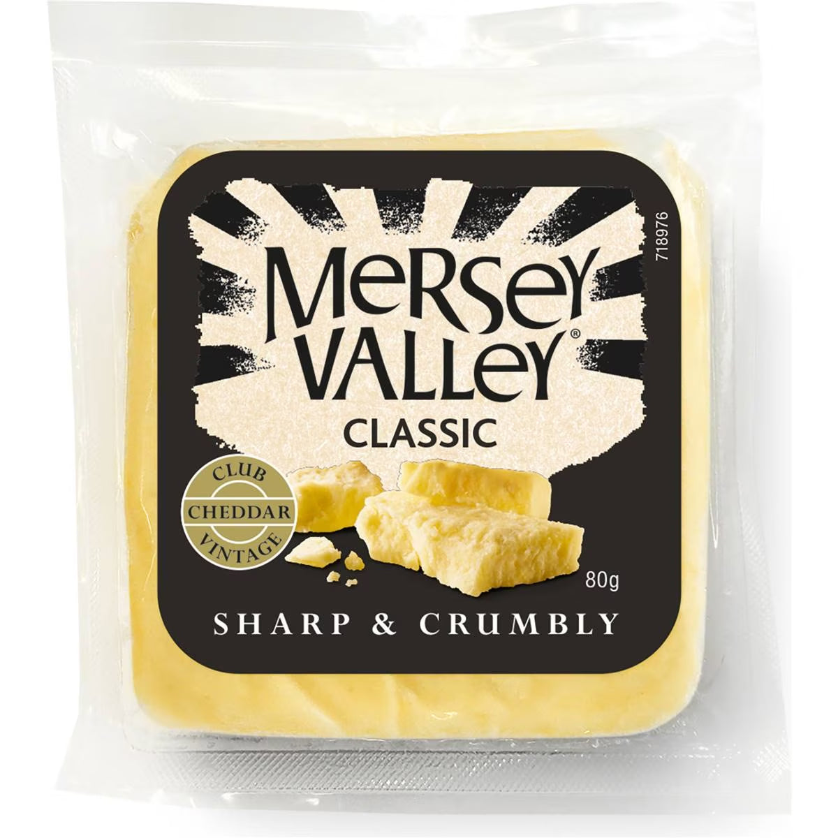 Mersey Valley Classic Cheddar Cheese 80g