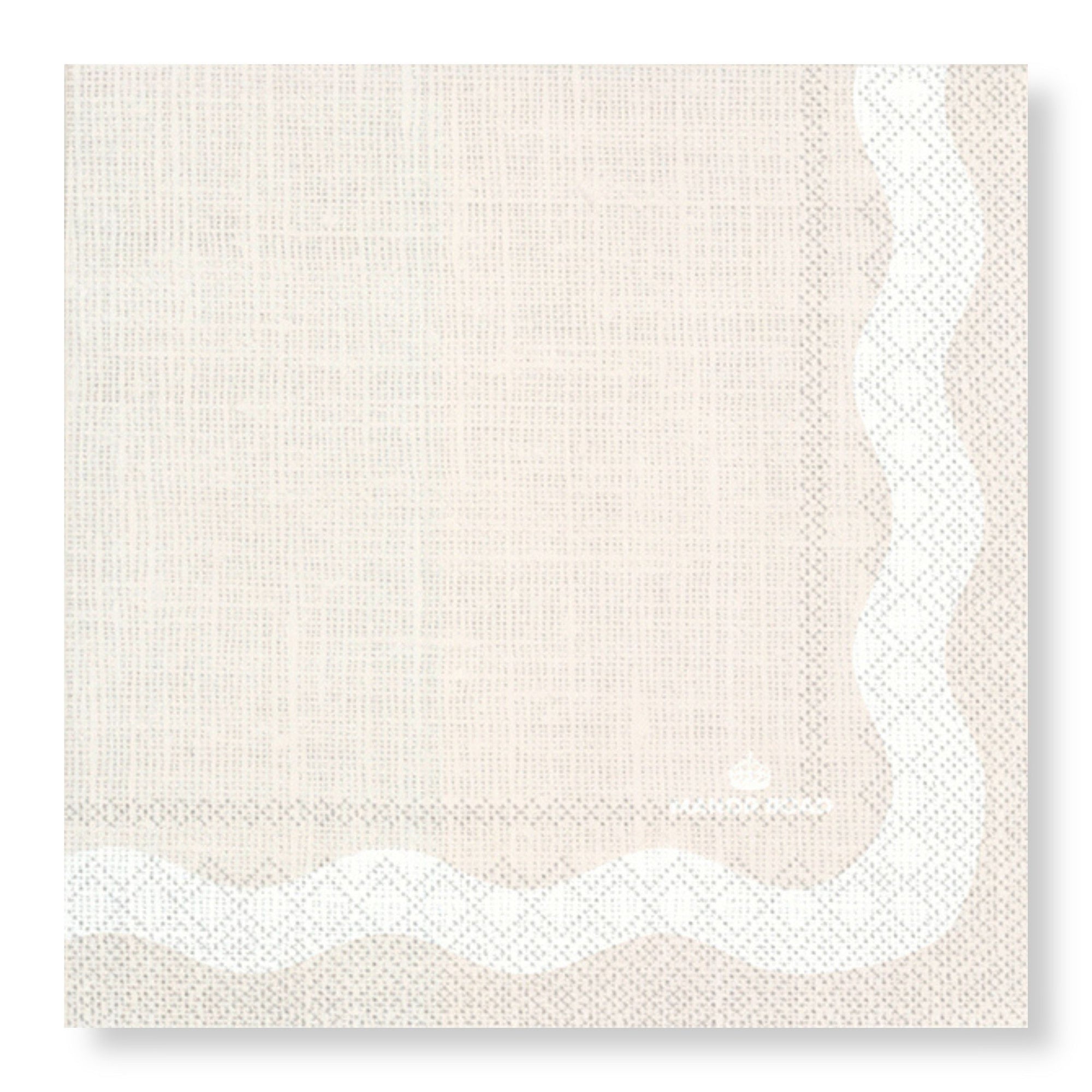 Linen (Wave Beige) Napkins - Cocktail