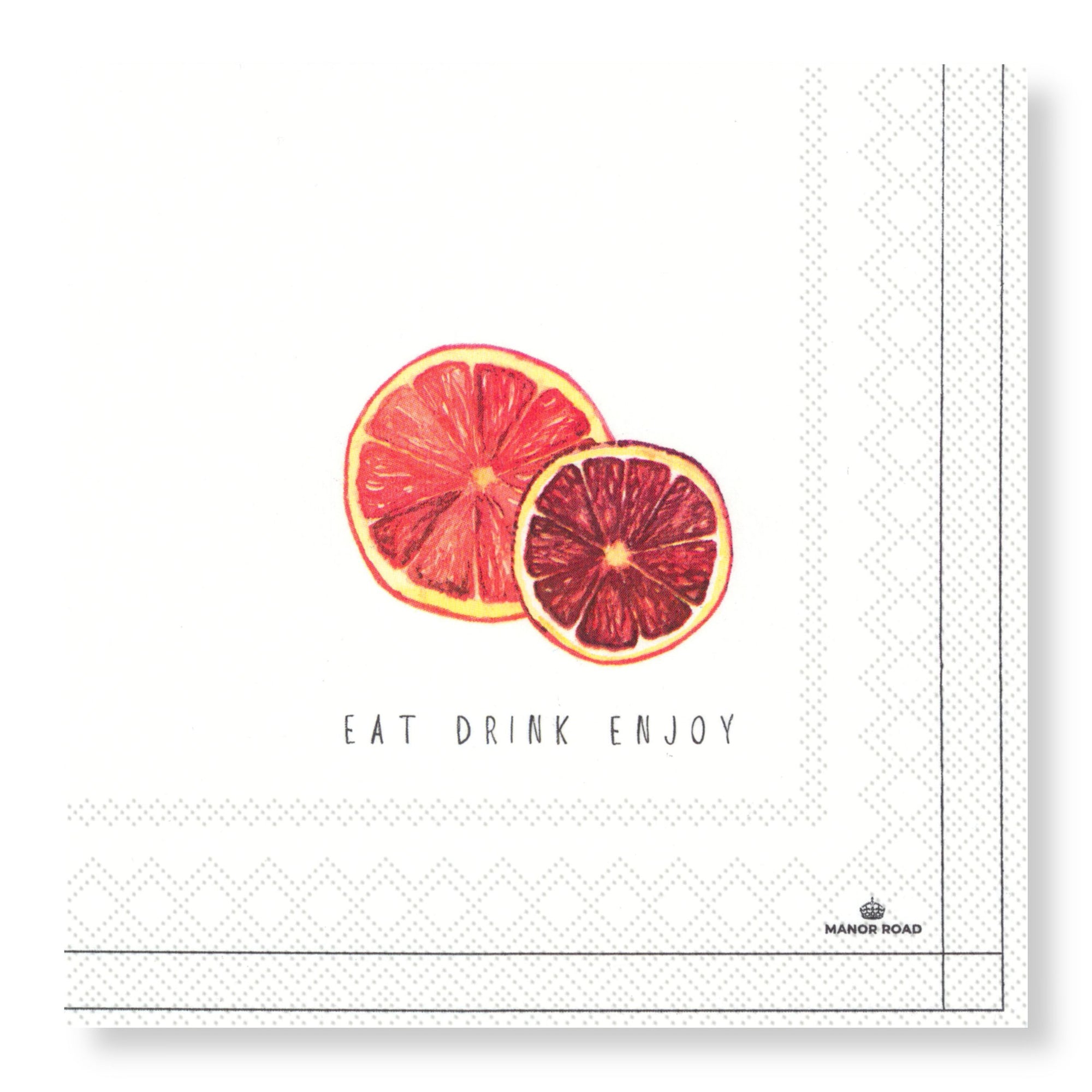 Blood Orange Napkins - Lunch