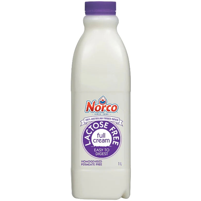 Norco Lactose Free Full Cream Milk 1L