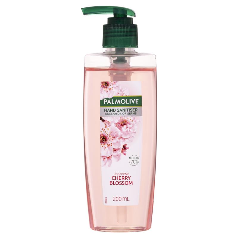 Palmolive Hand Sanitiser Pump Japanese Cherry Blossom 200ml