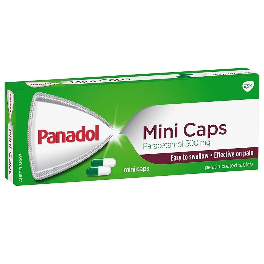 Panadol Mini Caps 500mg 16pk