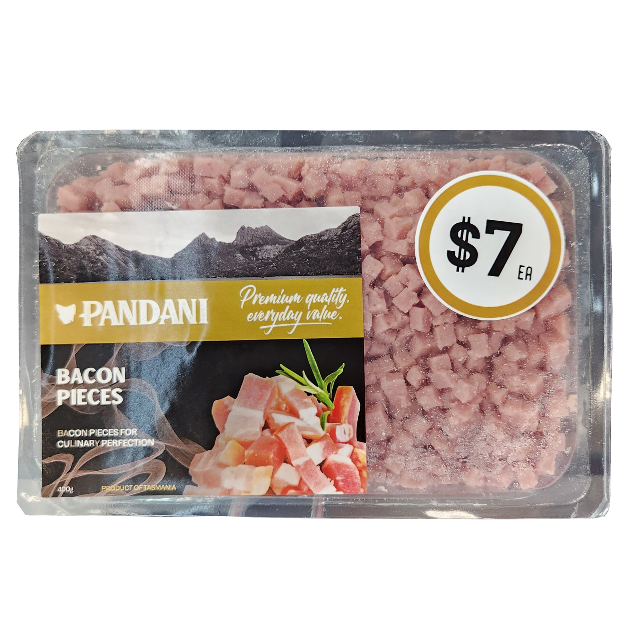 Pandani Bacon Pieces 400g