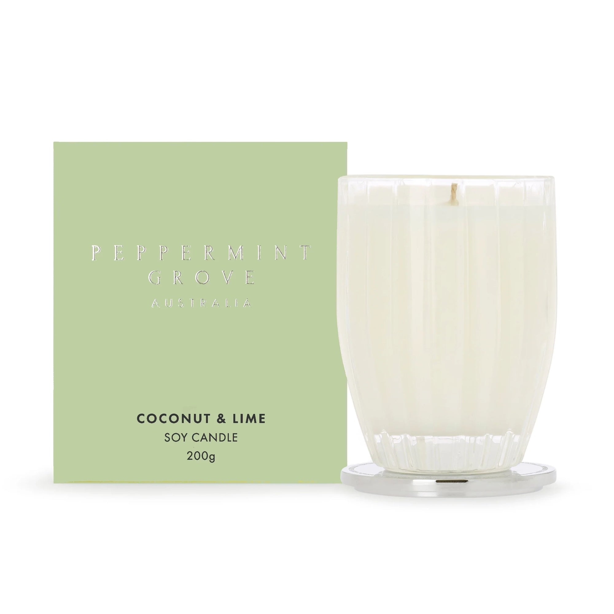 Peppermint Grove Candle 200g / Coconut & Lime