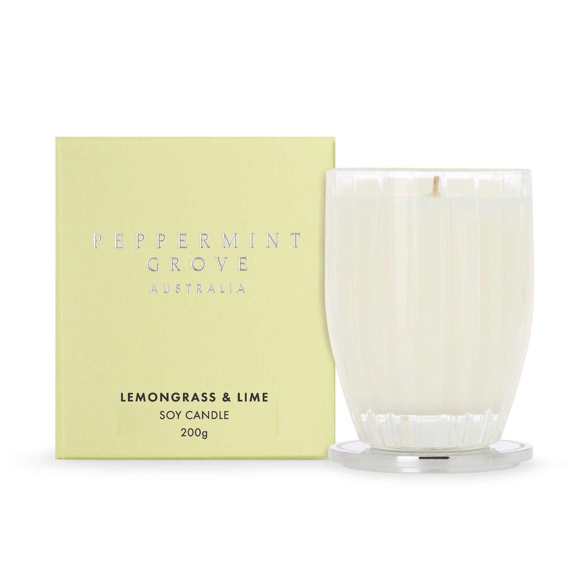 Peppermint Grove Candle 200g / Lemongrass & Lime