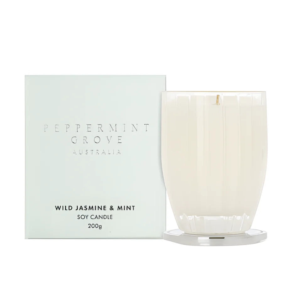 Peppermint Grove Candle 200g / Wild Jasmine & Mint