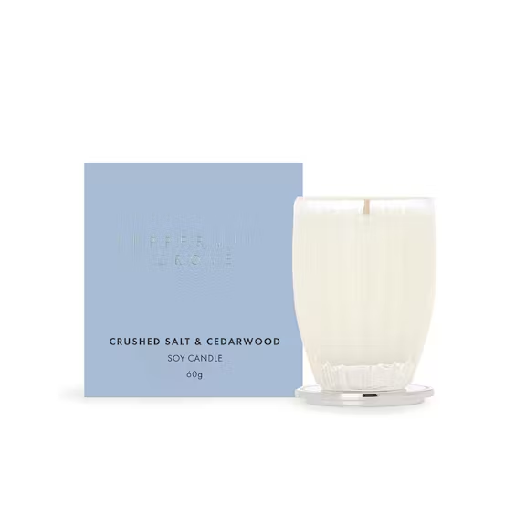 Peppermint Grove Candle 60g / Crushed Salt & Cedarwood