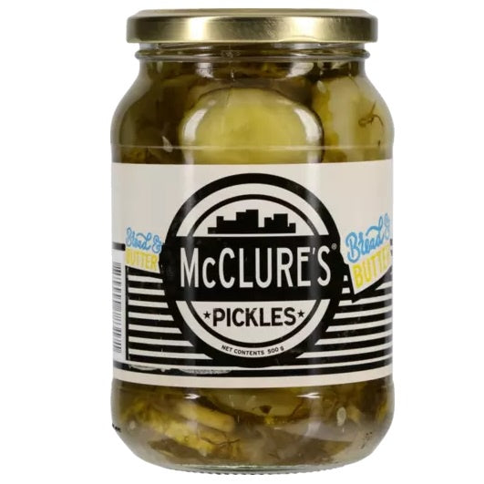 McClure's Bread & Butter Crinkle Cut Pickles 500g