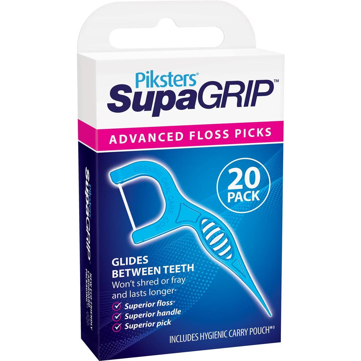 Piksters Supagrip Floss Picks 20pk