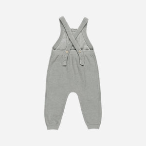 Knit Overall / Dusty Blue / 3-6m