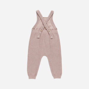 Knit Overall / Mauve / 3-6m