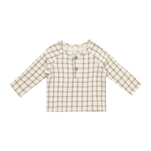 Zion Shirt / Cinnamon Plaid / 12-18m