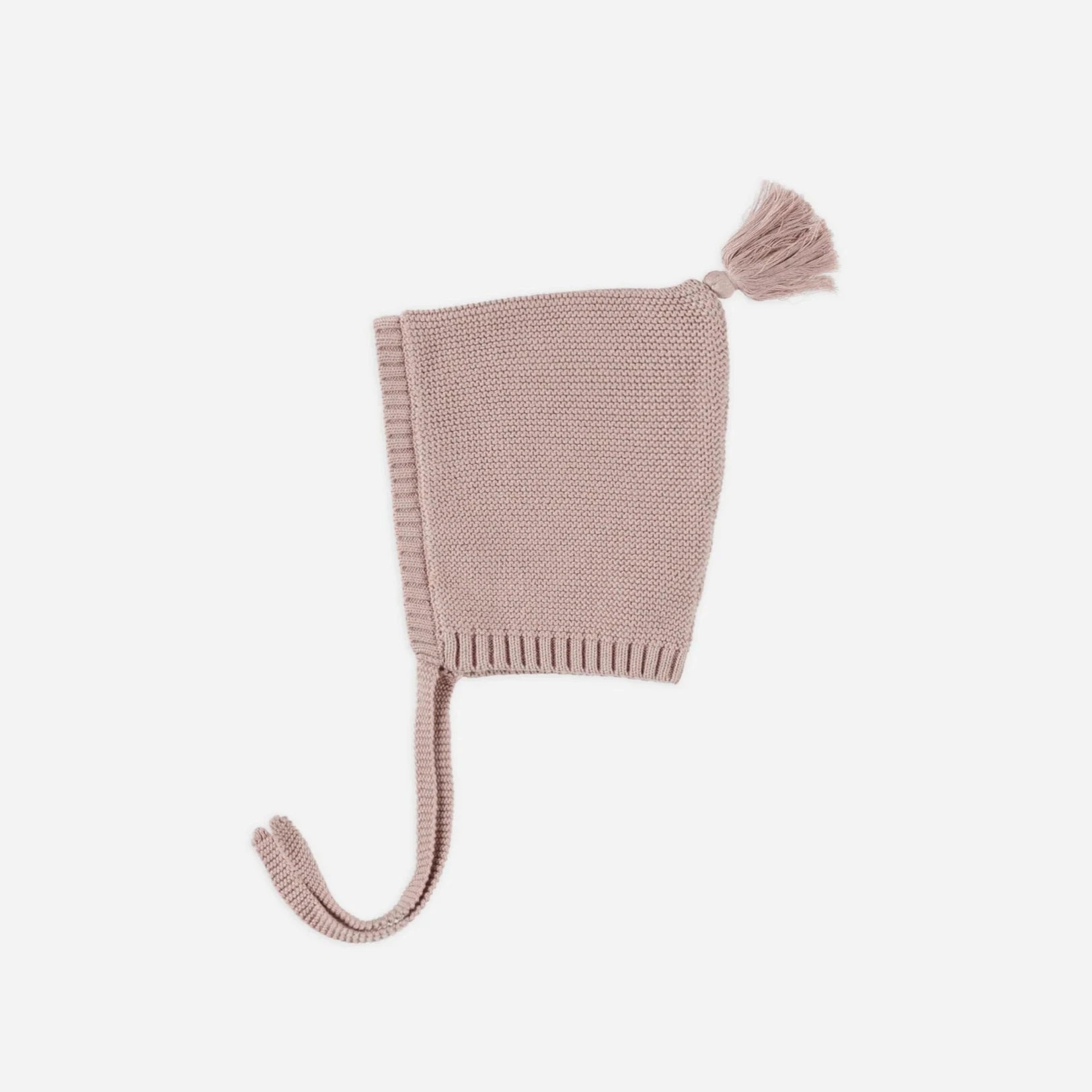 Knit Pixie Bonnet / Mauve / 6-12m