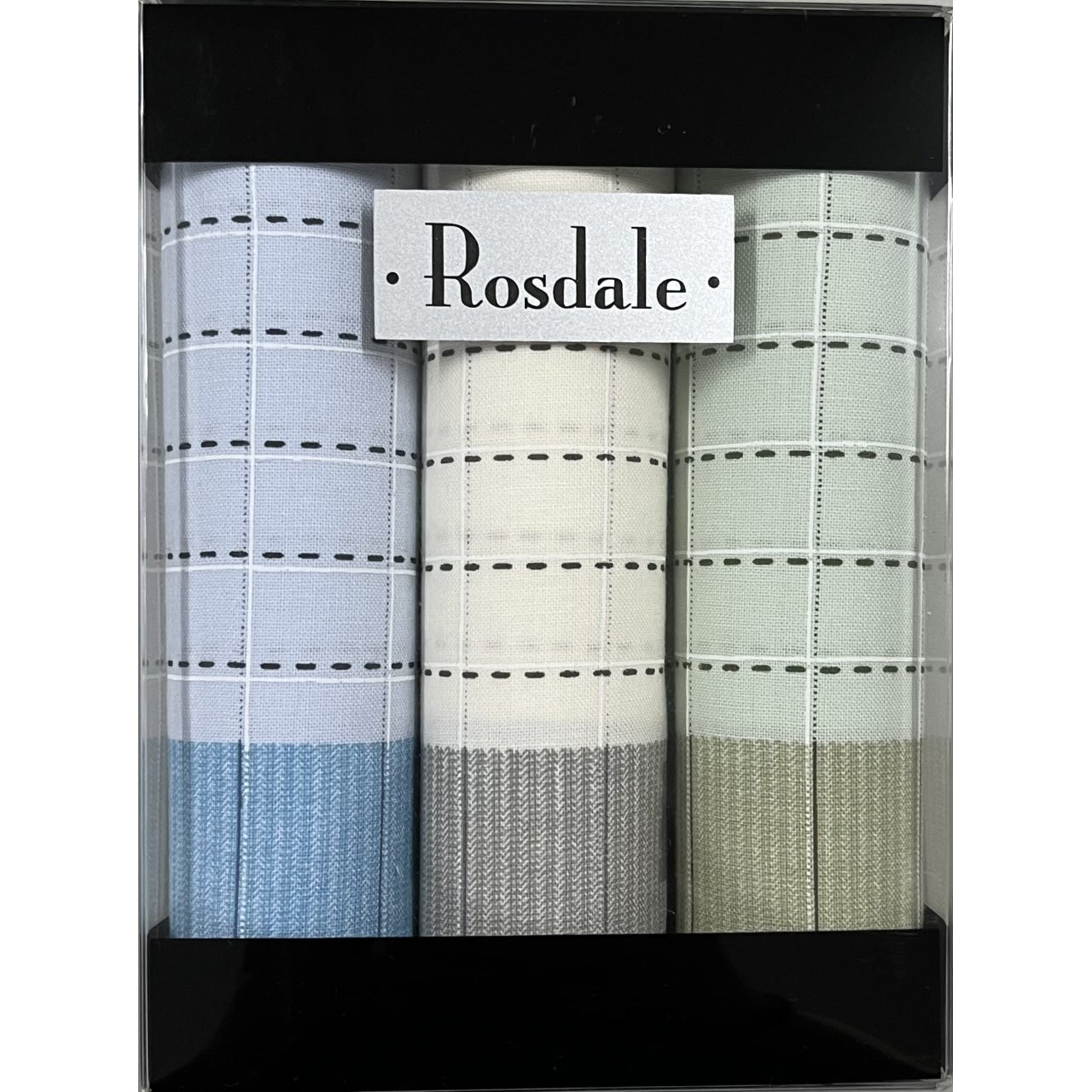 Rosdale Mens Handkerchiefs Box of 3 - 8