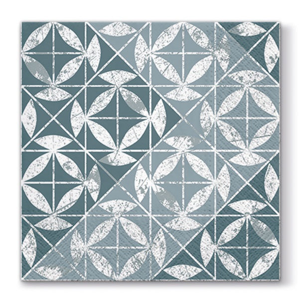 Lunch 3 Ply Napkins - Mosaic Texture - Pack 20