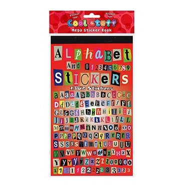 Mega Sticker Book - Alphabet