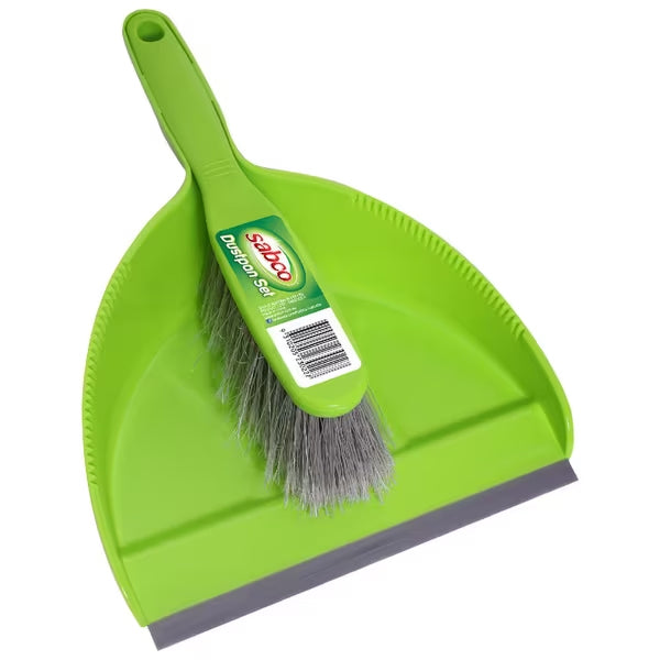 Sabco Dustpan Brush Set Green