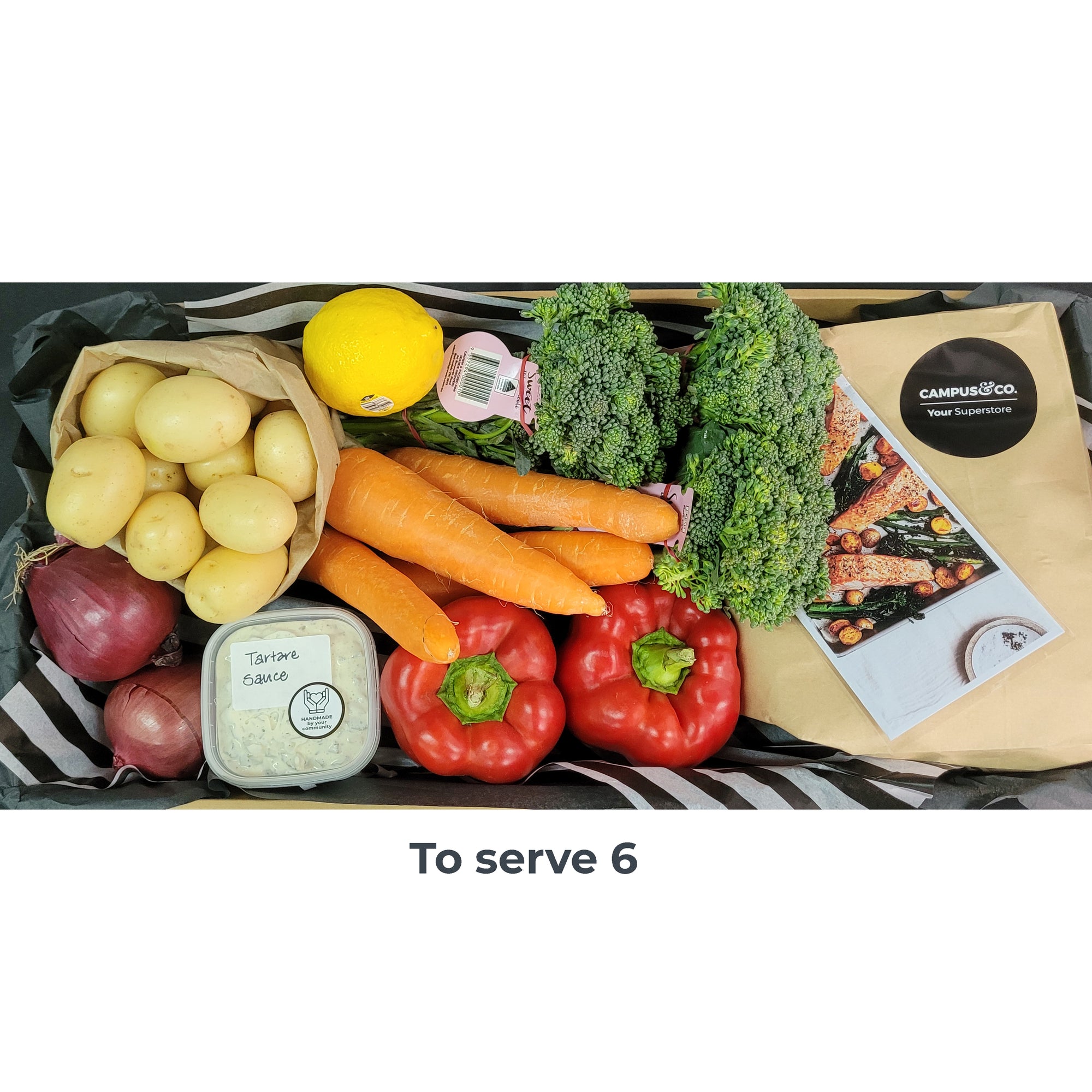 Salmon & Veg Dinner Hamper