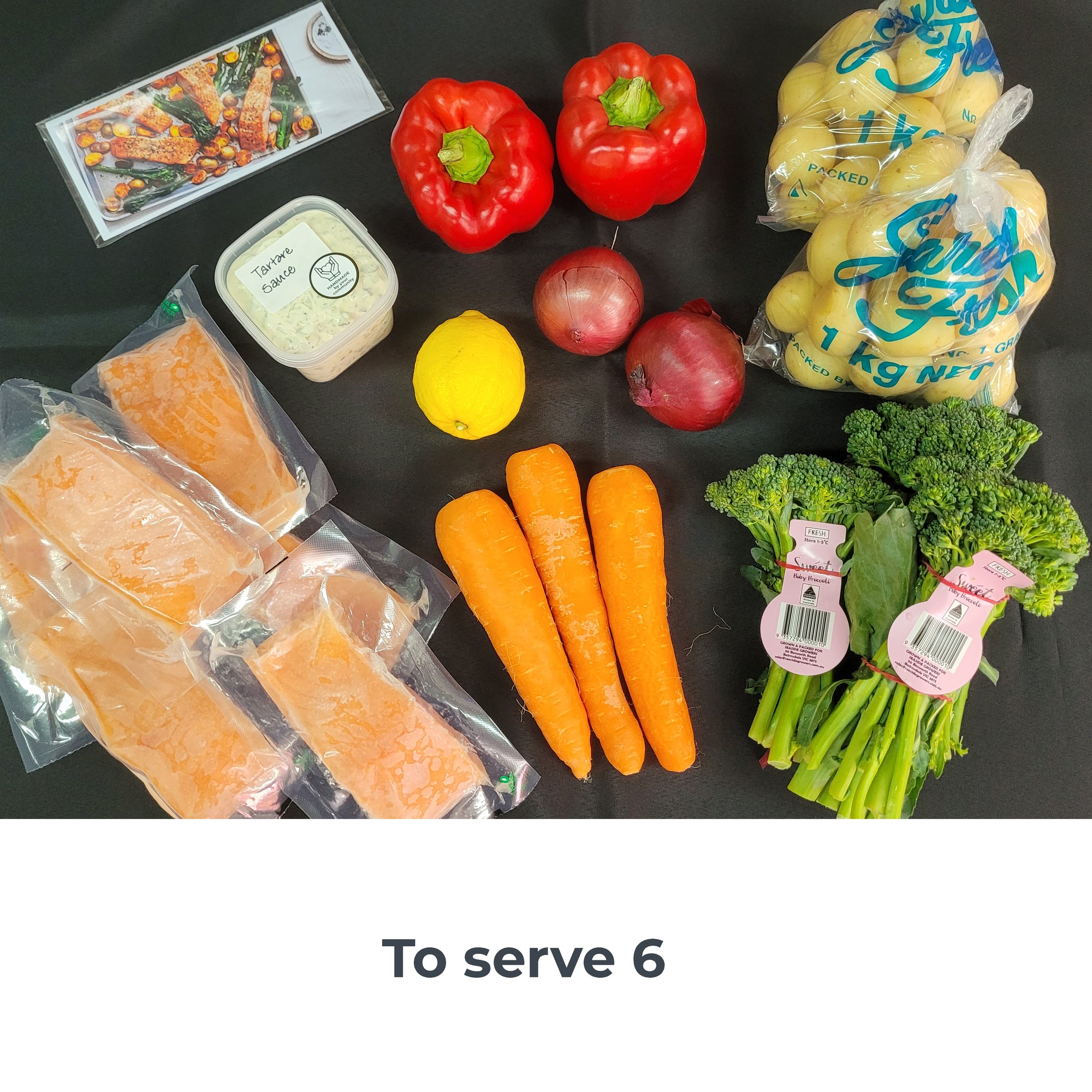 Salmon & Veg Dinner Hamper