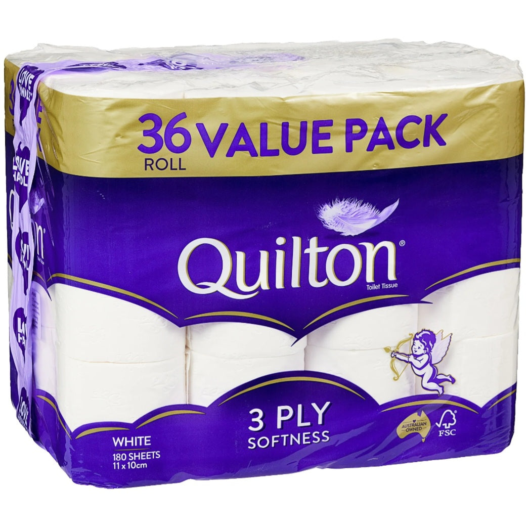 Quilton Toilet Tissue 3ply 36pk