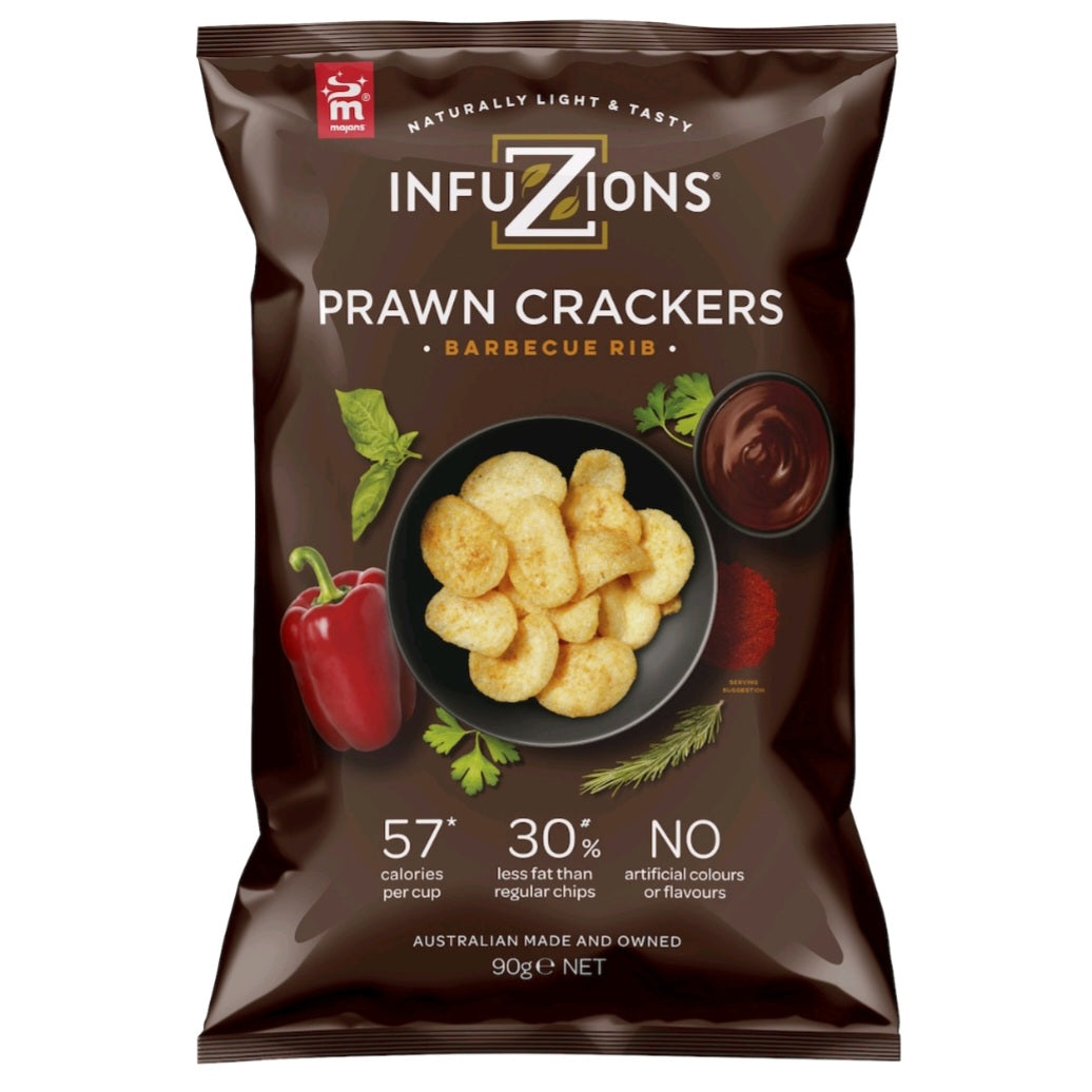 Infuzions Prawn Cracker Barbecue Rib 90g