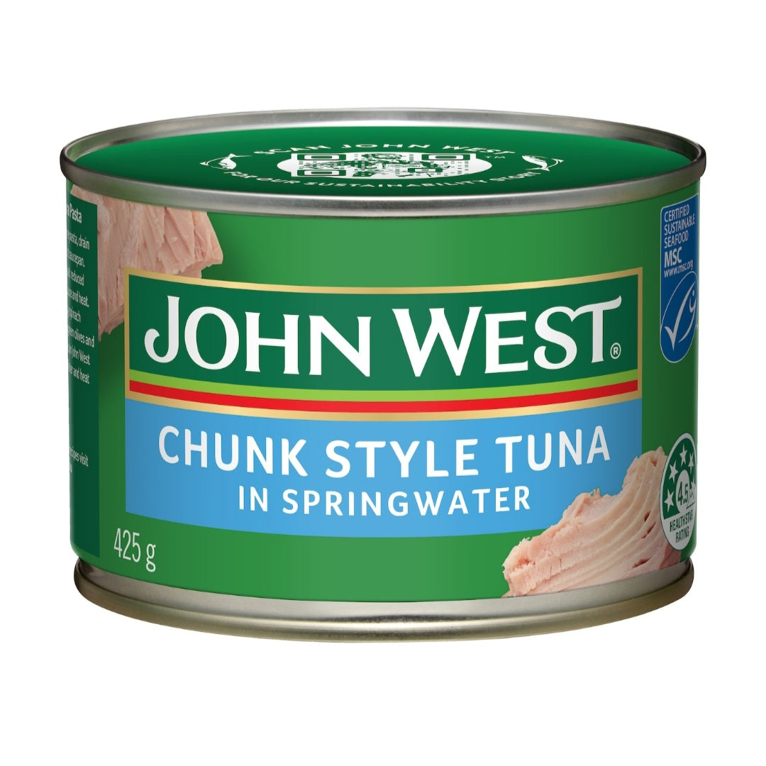 John West Chunk Style Tuna In Springwater 425g