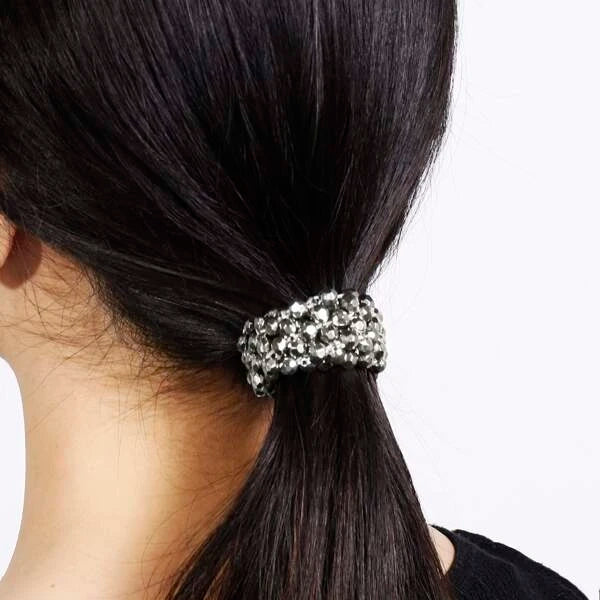 Silver Hair Tie