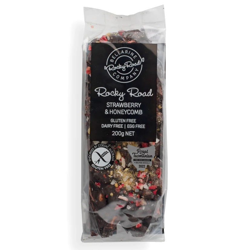 Bellarine Rocky Road, Strawberry & Honeycomb 200g