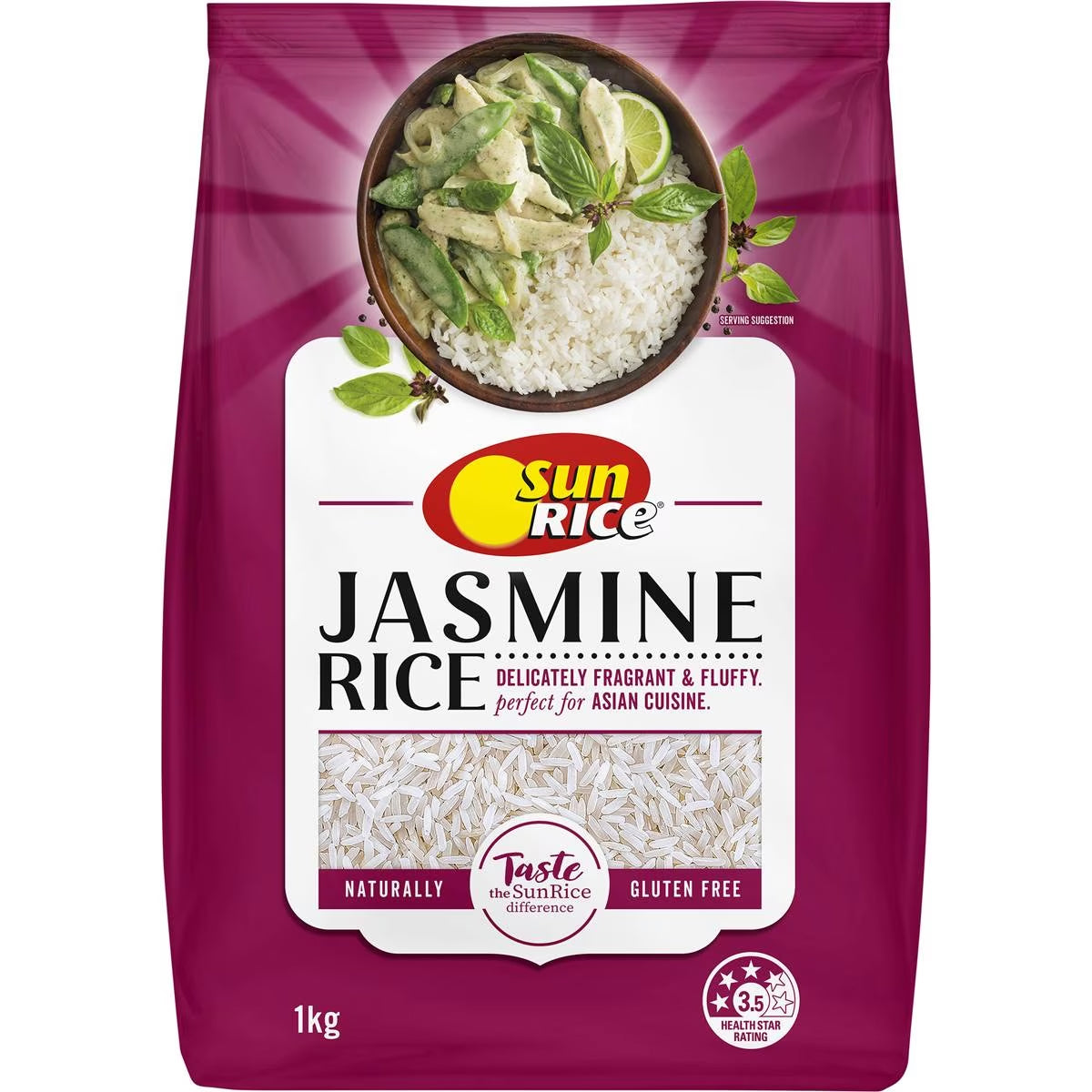 Sunrice Rice Jasmine 1kg