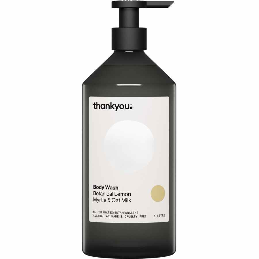 Thankyou Body Wash Botanical Lemon Myrtle & Oat Milk 1L