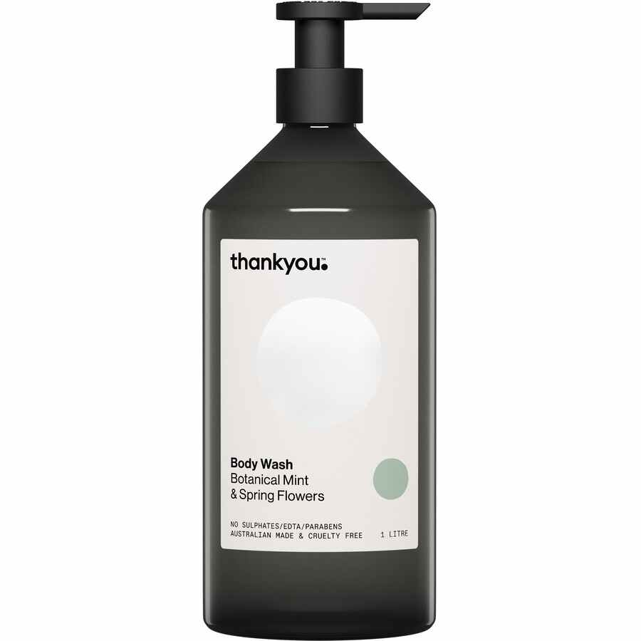 Thankyou Body Wash Botanical Mint & Spring Flowers 1L