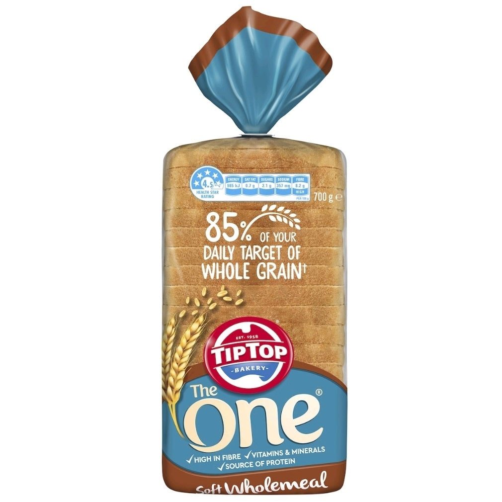 Tip Top The One Wholemeal Sandwich Bread 700g