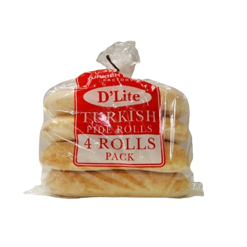 Turkish Bread Rolls 4pk 520gm