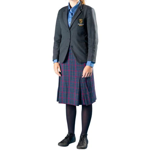 School Blazer Navy Girls with Logo